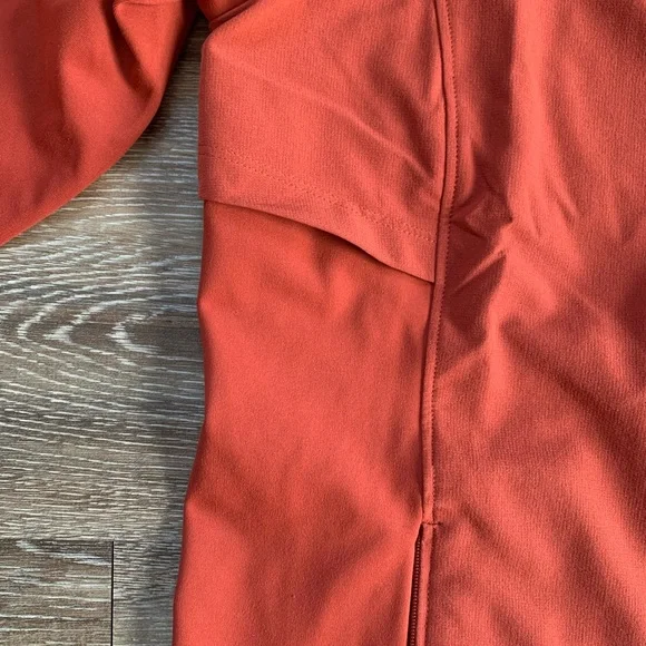 Brooks Fusion Hybrid Zip Up Jacket Copper Run Raisin XL